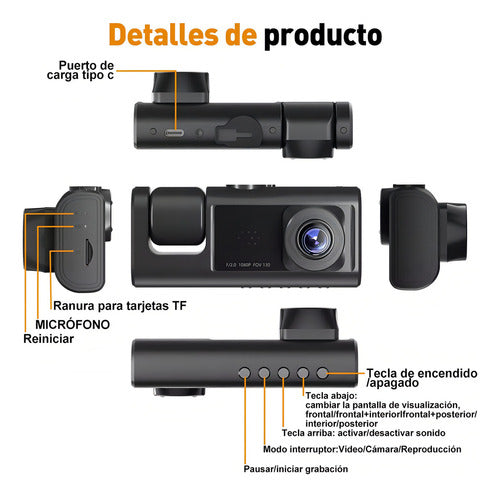 📸 CÁMARA DE VIGILANCIA PARA CARRO 🚘